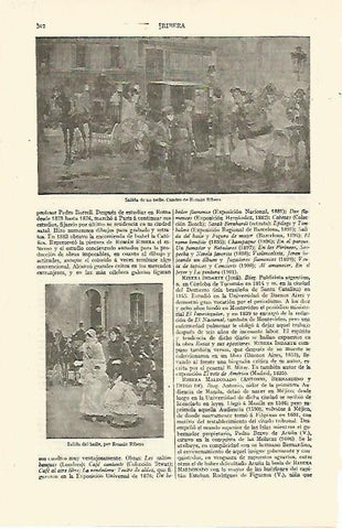 LAMINA ESPASA 13592: Salida de un baile y Salida del baile por R. Ribera