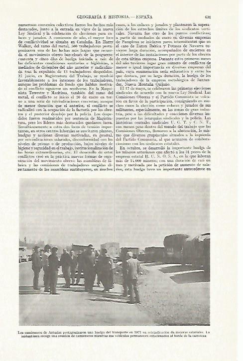 LAMINA ESPASA 13395: Camioneros de Asturias