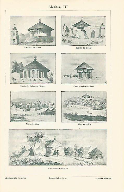 LAMINA ESPASA 13164: Casas de Abisinia