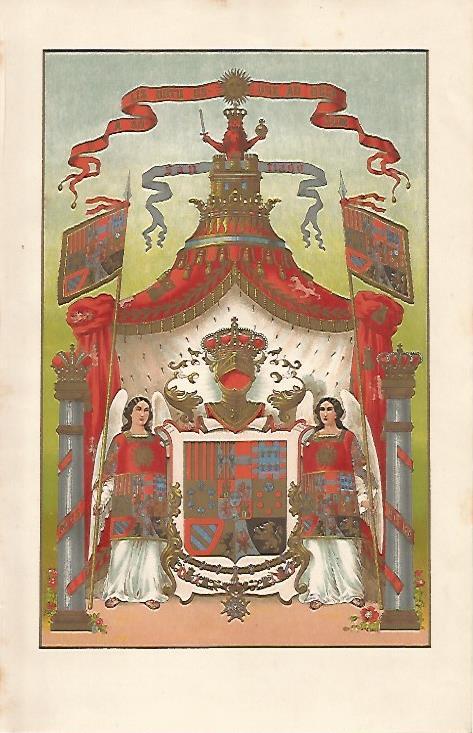 LAMINA ESPASA 10019: Escudo antiguo de España
