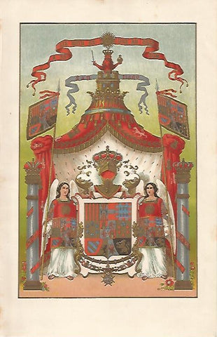 LAMINA ESPASA 10019: Escudo antiguo de España