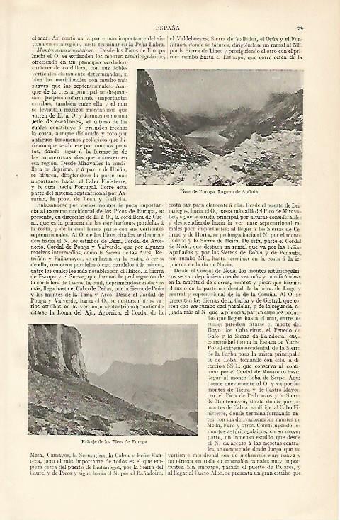 LAMINA ESPASA 10034: Picos de Europa