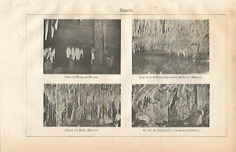 LAMINA ESPASA 10053: Cuevas naturales de España