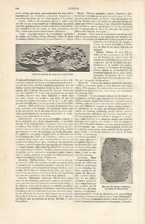 LAMINA ESPASA 10064: Cristales de azufre de Cadiz