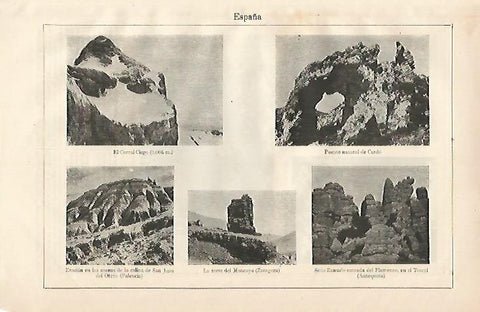 LAMINA ESPASA 10051: Formaciones geologicas