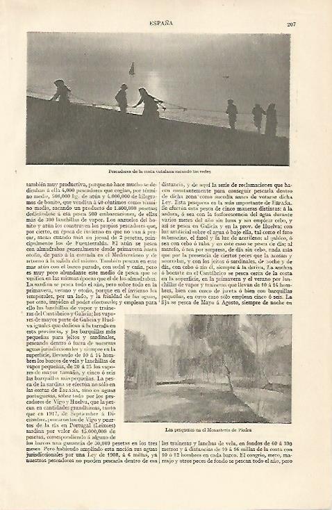 LAMINA ESPASA 10098: Pescadores catalanes
