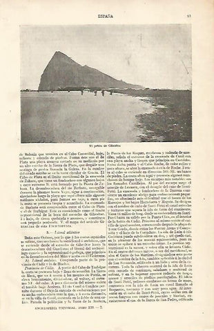 LAMINA ESPASA 10030: Peñon de Gibraltar