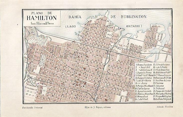 LAMINA ESPASA 542: Plano de Hamilton