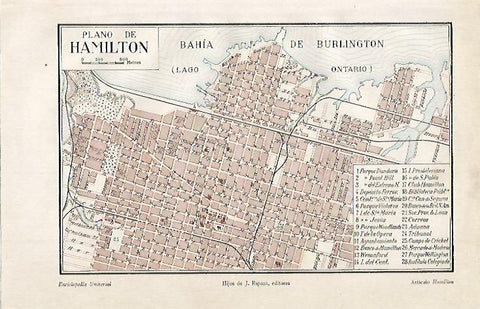 LAMINA ESPASA 542: Plano de Hamilton