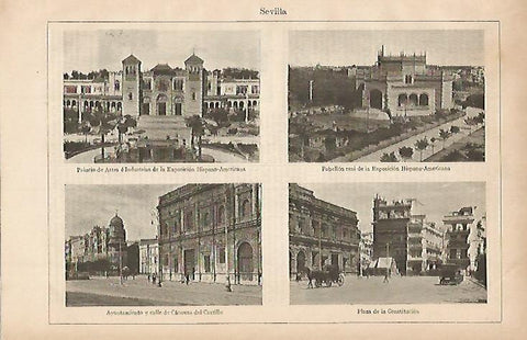 LAMINA ESPASA 571: Monumentos de Sevilla