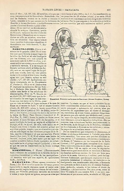 LAMINA ESPASA 5038: Hanuman personaje del Ramayana