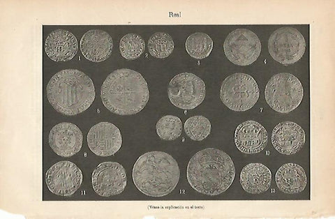 LAMINA ESPASA 5084: Monedas de Real