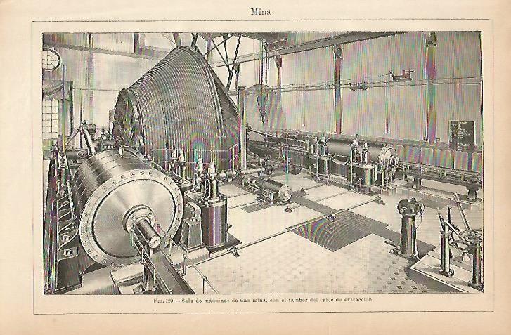 LAMINA ESPASA 5189: Sala de maquinas para una mina