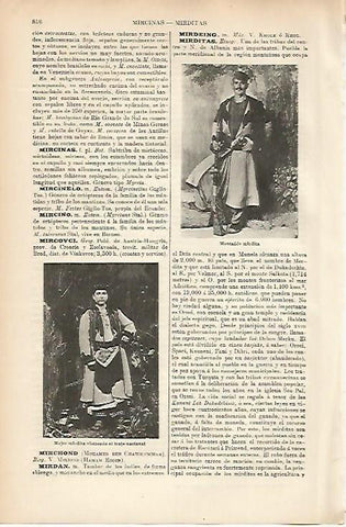 LAMINA ESPASA 5238: Hombre y mujer de Mirditas Albania