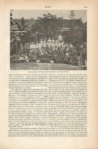 LAMINA ESPASA 5256: Niñas del Orfelinato de Liehow China