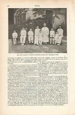 LAMINA ESPASA 5265: Familia de Leon Choa Wing Ki  de Hong Kong