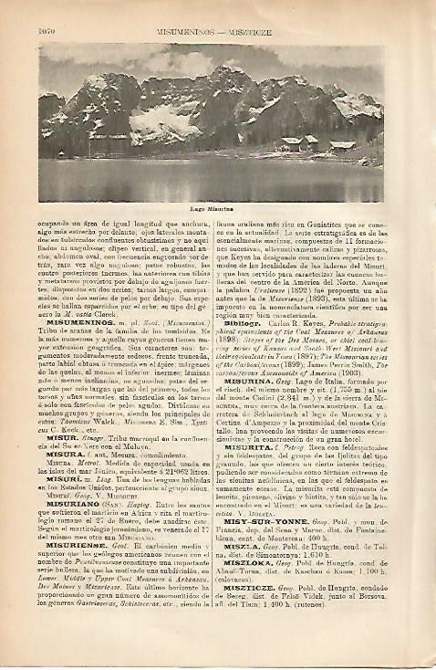 LAMINA ESPASA 5277: Lago Misurina Italia