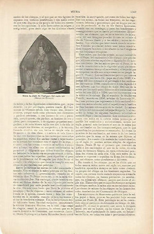 LAMINA ESPASA 5284: Mitra de Juan de Marigny