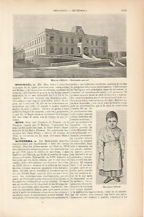 LAMINA ESPASA 5291: Manicomio de Mixcoac Mexico