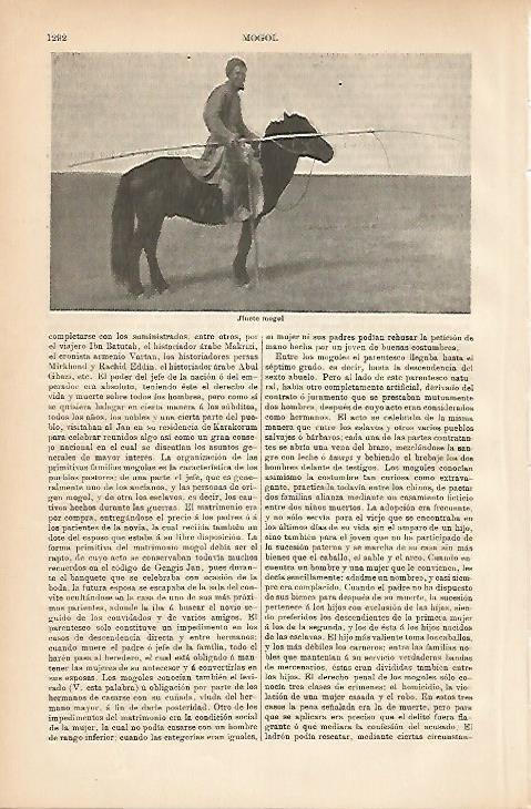 LAMINA ESPASA 5311: Jinete mongol