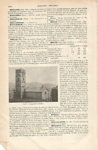 LAMINA ESPASA 5356: Campanario romanico de Mollo Girona