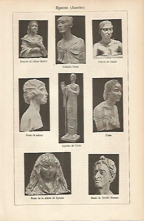 LAMINA ESPASA 5442: Esculturas de J. Epstein