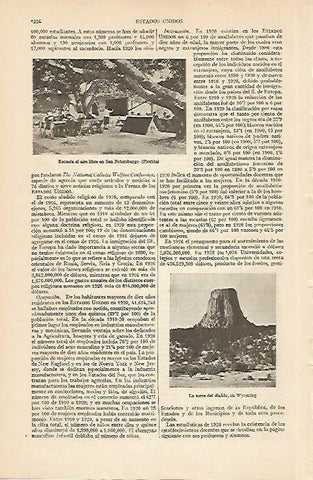 LAMINA ESPASA 5469: Escuela en San Petersburgo Florida EEUU