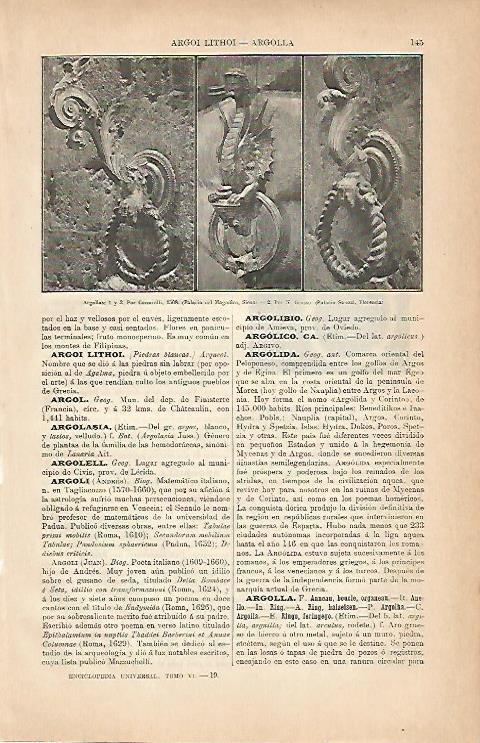 LAMINA ESPASA 5570: Argollas