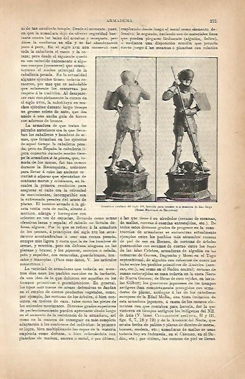LAMINA ESPASA 5598: Armadura catalana del siglo XIV