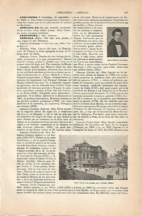 LAMINA ESPASA 5619: Teatro Nuevo de Bilbao