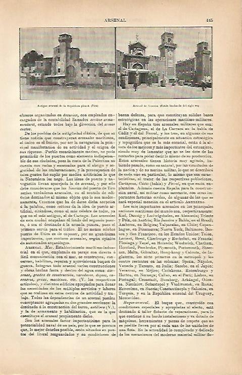 LAMINA ESPASA 5623: Arsenal de Pisa y de Venecia