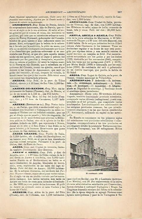 LAMINA ESPASA 5641: El Arzobispado de Albi Francia
