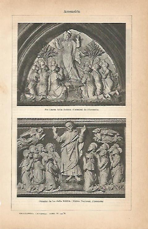 LAMINA ESPASA 5646: Ascension por Lucca della Robbia