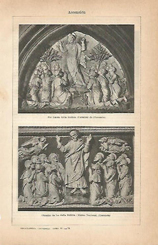 LAMINA ESPASA 5646: Ascension por Lucca della Robbia