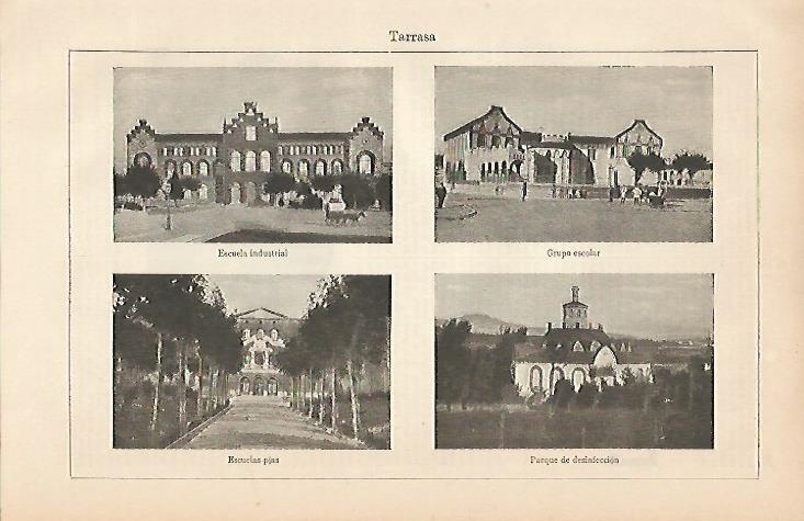 LAMINA ESPASA 5749: Estampas de Terrassa Barcelona
