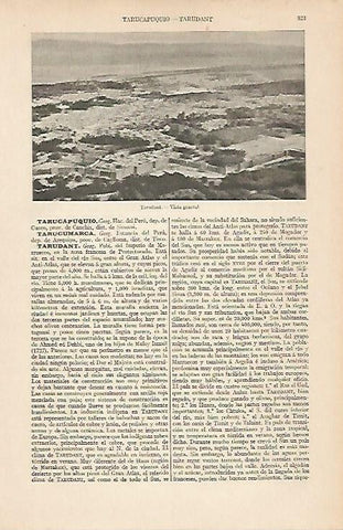 LAMINA ESPASA 5757: Vista de Tarudant Marruecos