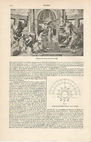 LAMINA ESPASA 5808: Alegoria del Teatro por Siemiradzki