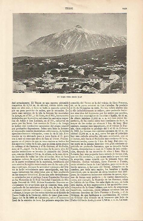 LAMINA ESPASA 5877: El Teide