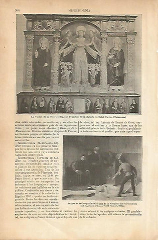 LAMINA ESPASA 5250: La Virgen de la Misericordia por Brea