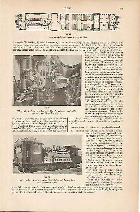 LAMINA ESPASA 5375: Motor Diesel-Sulzer