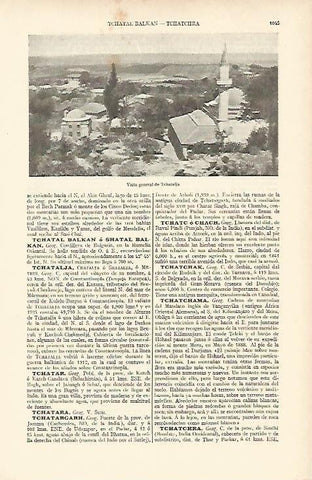 LAMINA ESPASA 5795: Vista general de Tchatalja Turquia