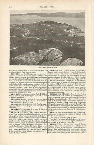 LAMINA ESPASA 5879: Vista del valle de Teis Vigo
