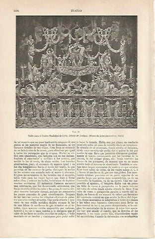 LAMINA ESPASA 5812: Telon para el Teatro Municipal de Lyon