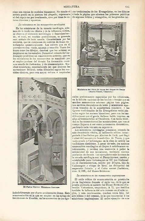 LAMINA ESPASA 5215: Miniaturas francesa y del Libro de Horas del duque de Berry