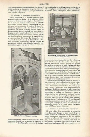 LAMINA ESPASA 5215: Miniaturas francesa y del Libro de Horas del duque de Berry