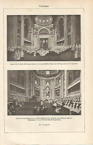 LAMINA ESPASA 5918: Sala del Concilio de El Vatiano