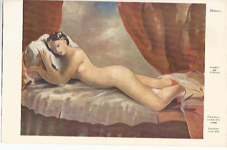 LAMINA DE ESPASA 374: P. Pruna Desnudo