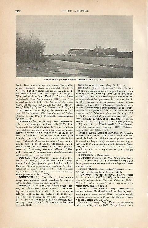 LAMINA ESPASA 3161: Vista de Aviñon Francia