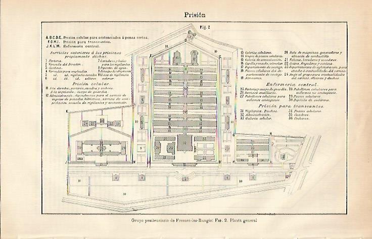 LAMINA ESPASA 3614: Grupo penitenciario de Fresnes-les-Rungis