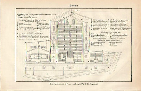 LAMINA ESPASA 3614: Grupo penitenciario de Fresnes-les-Rungis